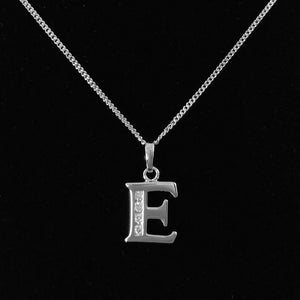 A-Z Capital Letter Pendant Necklace Women Collier Gold Chain Colgantes Pingente Chocker Set Collane Donna Kettingen Kolye NL-A