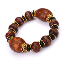 Carica l'immagine nel visualizzatore di Gallery, AAA Pietra tonda naturale Agata Perline Bracciale Guarigione Cristallo Classico Ambra Perline Salute Elasticità Corda Uomo Donna Bracciale Regali 