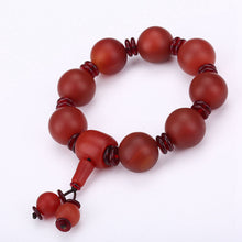Carica l'immagine nel visualizzatore di Gallery, AAA Pietra tonda naturale Agata Perline Bracciale Guarigione Cristallo Classico Ambra Perline Salute Elasticità Corda Uomo Donna Bracciale Regali 
