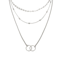 Load image into Gallery viewer, 2020 Collier New Necklace Multi-layer Moon Stainless Steel Disc Tassel Pendant Female Necklace Jewelry Collar