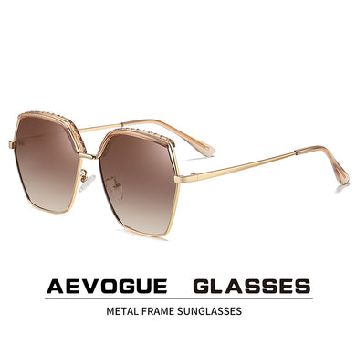 AEVOGUE Women Polarized Sunglasses Big Frame Travel Outdoor Driving Glasses UV400 AE0826