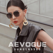 Load image into Gallery viewer, AEVOGUE Women Polarized Sunglasses Big Frame Travel Outdoor Driving Glasses UV400 AE0826