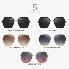 Load image into Gallery viewer, AEVOGUE Women Polarized Sunglasses Big Frame Travel Outdoor Driving Glasses UV400 AE0826