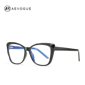 AEVOGUE Woman Anti-Blue Light Glasses Cat Eyes Optical Frame TR90 Eyeglasses Prescription Glasses KS112