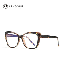 Load image into Gallery viewer, AEVOGUE Woman Anti-Blue Light Glasses Cat Eyes Optical Frame TR90 Eyeglasses Prescription Glasses KS112