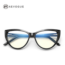 Load image into Gallery viewer, AEVOGUE Woman Anti-Blue Light Glasses Cat Eyes Optical Frame TR90 Eyeglasses Prescription Glasses KS115
