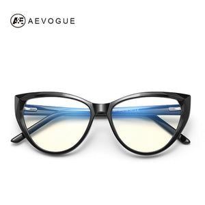 AEVOGUE Woman Anti-Blue Light Glasses Cat Eyes Optical Frame TR90 Eyeglasses Prescription Glasses KS115