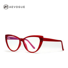 Load image into Gallery viewer, AEVOGUE Woman Anti-Blue Light Glasses Cat Eyes Optical Frame TR90 Eyeglasses Prescription Glasses KS115