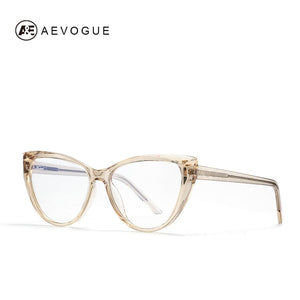 AEVOGUE Woman Anti-Blue Light Glasses Cat Eyes Optical Frame TR90 Eyeglasses Prescription Glasses KS115