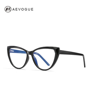 AEVOGUE Woman Anti-Blue Light Glasses Cat Eyes Optical Frame TR90 Eyeglasses Prescription Glasses KS115
