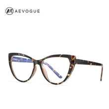 Load image into Gallery viewer, AEVOGUE Woman Anti-Blue Light Glasses Cat Eyes Optical Frame TR90 Eyeglasses Prescription Glasses KS115