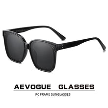Load image into Gallery viewer, AEVOGUE Women Polarized Sunglasses Transparent Square Retro Outdoor Sun Glasses Vintage Oculos Unisex UV400 AE0849