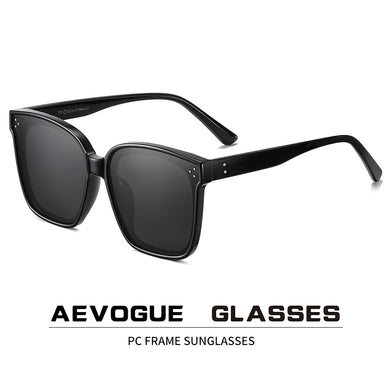 AEVOGUE Women Polarized Sunglasses Transparent Square Retro Outdoor Sun Glasses Vintage Oculos Unisex UV400 AE0849
