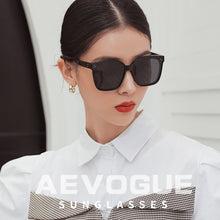 Load image into Gallery viewer, AEVOGUE Women Polarized Sunglasses Transparent Square Retro Outdoor Sun Glasses Vintage Oculos Unisex UV400 AE0849
