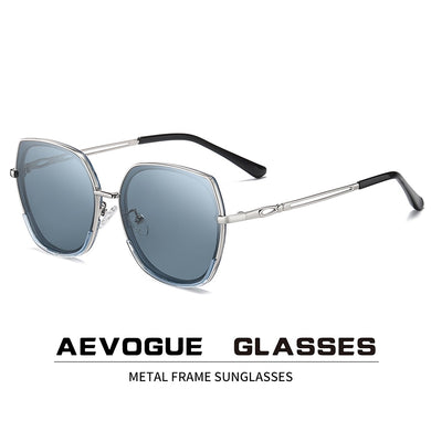 AEVOGUE Women Polygon Polarized Sunglasses Gradient Lens Driving Retro Glasses Brand Design UV400 AE0817