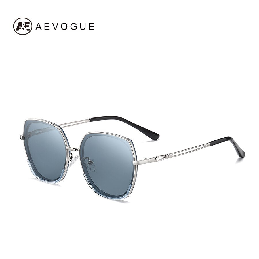 AEVOGUE Women Polygon Polarized Sunglasses Gradient Lens Driving Retro Glasses Brand Design UV400 AE0817