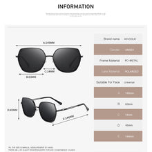 Load image into Gallery viewer, AEVOGUE Women Polygon Polarized Sunglasses Gradient Lens Driving Retro Glasses Brand Design UV400 AE0817