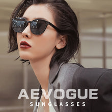 Load image into Gallery viewer, AEVOGUE Women Retro Outdoor Polarized Sunglasses Transparent Korean Round Driving Sun Glasses Unisex UV400 AE0850