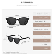 Load image into Gallery viewer, AEVOGUE Women Retro Outdoor Polarized Sunglasses Transparent Korean Round Driving Sun Glasses Unisex UV400 AE0850