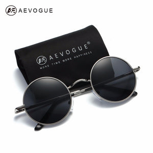 AEVOGUE Polarized Sunglasses For Men/Women Small Round Alloy Frame Summer Style Unisex Sun Glasses UV400 AE0518