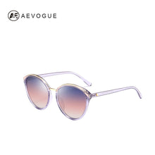 Load image into Gallery viewer, AEVOGUE Polarized Sunglasses Women Cat Eye Luxury Oversized Transparent Frame Gradient lens Sun Glasses Female UV400 AE0634