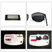 Load image into Gallery viewer, AEVOGUE Polarized Sunglasses Women Cat Eye Luxury Oversized Transparent Frame Gradient lens Sun Glasses Female UV400 AE0634