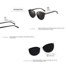 Load image into Gallery viewer, AEVOGUE Polarized Sunglasses Women Cat Eye Luxury Oversized Transparent Frame Gradient lens Sun Glasses Female UV400 AE0634