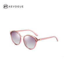 Load image into Gallery viewer, AEVOGUE Polarized Sunglasses Women Cat Eye Luxury Oversized Transparent Frame Gradient lens Sun Glasses Female UV400 AE0634