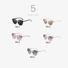 Load image into Gallery viewer, AEVOGUE Polarized Sunglasses Women Cat Eye Luxury Oversized Transparent Frame Gradient lens Sun Glasses Female UV400 AE0634