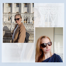 Load image into Gallery viewer, AEVOGUE Polarized Sunglasses Women  Popupar Transparent Frame Cat Eye Sun Glasses Vintage Oculos Ladies UV400 AE0654