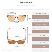 Load image into Gallery viewer, AEVOGUE Polarized Sunglasses Women  Popupar Transparent Frame Cat Eye Sun Glasses Vintage Oculos Ladies UV400 AE0654