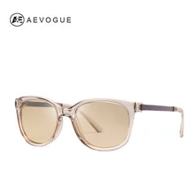 Load image into Gallery viewer, AEVOGUE Polarized Sunglasses Women  Popupar Transparent Frame Cat Eye Sun Glasses Vintage Oculos Ladies UV400 AE0654