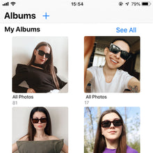 Load image into Gallery viewer, Sunglasses Women Rectangle Frame Transparent Brand Designer Retro Sun Glasses Unisex Square Brown UV400 AE0664