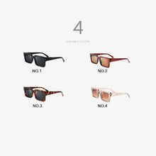 Load image into Gallery viewer, Sunglasses Women Rectangle Frame Transparent Brand Designer Retro Sun Glasses Unisex Square Brown UV400 AE0664