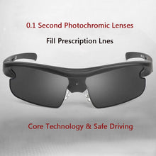 Load image into Gallery viewer, AI Smart Sunglasses Man Polarized Sun Glasses Sports 0.1S Color Change Intelligent Pochromic Eyewear Fill Prescription Lenses