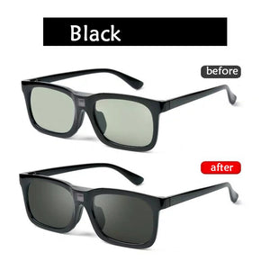 AI Smart Sunglasses Man Polarized Sun Glasses Sports 0.1S Color Change Intelligent Pochromic Eyewear Fill Prescription Lenses