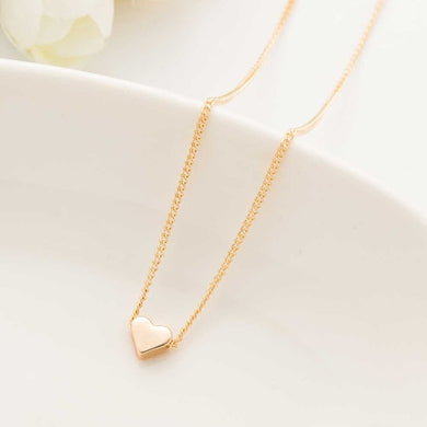2018 New Hot Trendy Tiny Heart Collana con ciondolo corto Donna Catena in oro Amante Lady Girl Regali Bijoux Gioielli di moda 