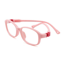 Load image into Gallery viewer, Square Unisex TR90 Flexible Ultralight Glasses Frame Kids Optical Clear Silicone Eyeglasses Boy Girls UV400