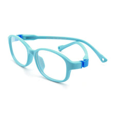 Load image into Gallery viewer, Square Unisex TR90 Flexible Ultralight Glasses Frame Kids Optical Clear Silicone Eyeglasses Boy Girls UV400