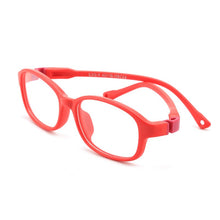 Load image into Gallery viewer, Square Unisex TR90 Flexible Ultralight Glasses Frame Kids Optical Clear Silicone Eyeglasses Boy Girls UV400