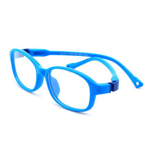 Load image into Gallery viewer, Square Unisex TR90 Flexible Ultralight Glasses Frame Kids Optical Clear Silicone Eyeglasses Boy Girls UV400