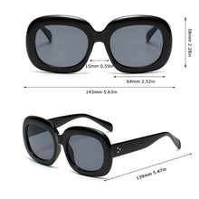 Load image into Gallery viewer, AIMISUV Oversized Oval Sunglasses Women Retro Travel Ladies Sun Glasses  Brand Design Female UV400 zonnebril dames
