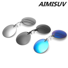 Load image into Gallery viewer, AIMISUV Round Rimless Sunglasses Men Matrix Morpheus Men&#39;s Classic Clamp Nose Glasses  Mini Frameless Brand Design Glasses UV400
