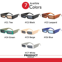 Load image into Gallery viewer, AIMISUV Small Rectangular Sunglasses Men 2023 Trend Women Sun Glasses Flat Top Retro Square Shades Female Male UV400