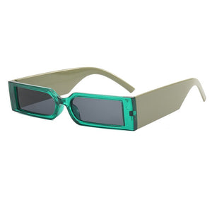 AIMISUV Small Rectangular Sunglasses Men 2023 Trend Women Sun Glasses Flat Top Retro Square Shades Female Male UV400
