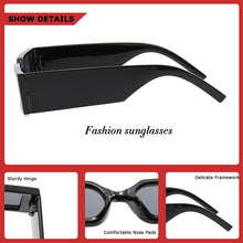 Load image into Gallery viewer, AIMISUV Small Rectangular Sunglasses Men 2023 Trend Women Sun Glasses Flat Top Retro Square Shades Female Male UV400