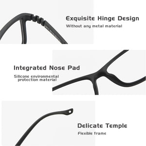 AIMISUV Square Kids Glasses Frame  Silicone Flexible Optical Eyeglasses Frame Children 2022 Boy Girls Clear Glasses UV400