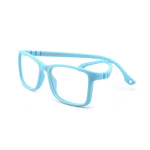 AIMISUV Square Kids Glasses Frame  Silicone Flexible Optical Eyeglasses Frame Children 2022 Boy Girls Clear Glasses UV400