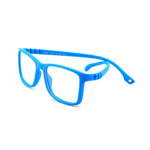 AIMISUV Square Kids Glasses Frame  Silicone Flexible Optical Eyeglasses Frame Children 2022 Boy Girls Clear Glasses UV400