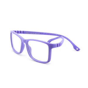 AIMISUV Square Kids Glasses Frame  Silicone Flexible Optical Eyeglasses Frame Children 2022 Boy Girls Clear Glasses UV400